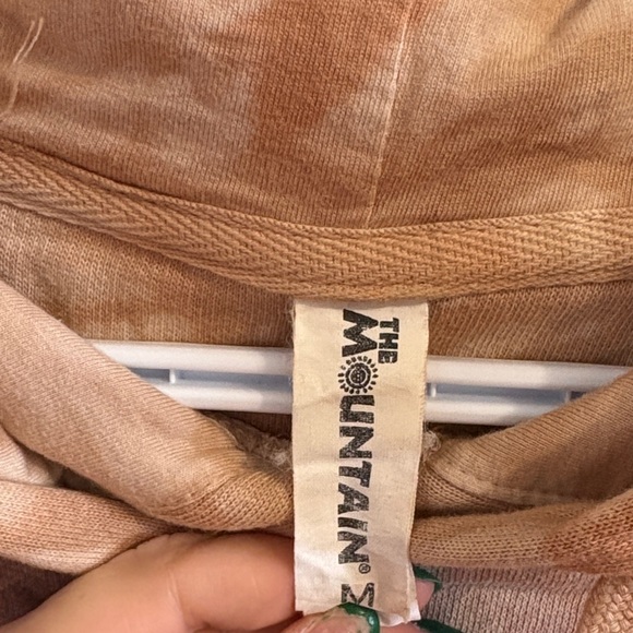 The Mountain Brown Tie-Dye Hoodie - Picture 2 of 3